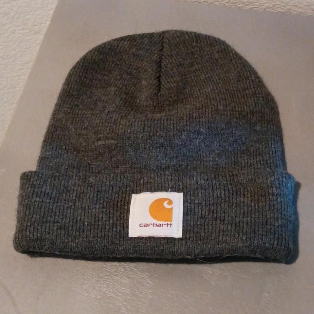Carhartt Knit Cuffed Beanie Hat – Dark Heather Grey